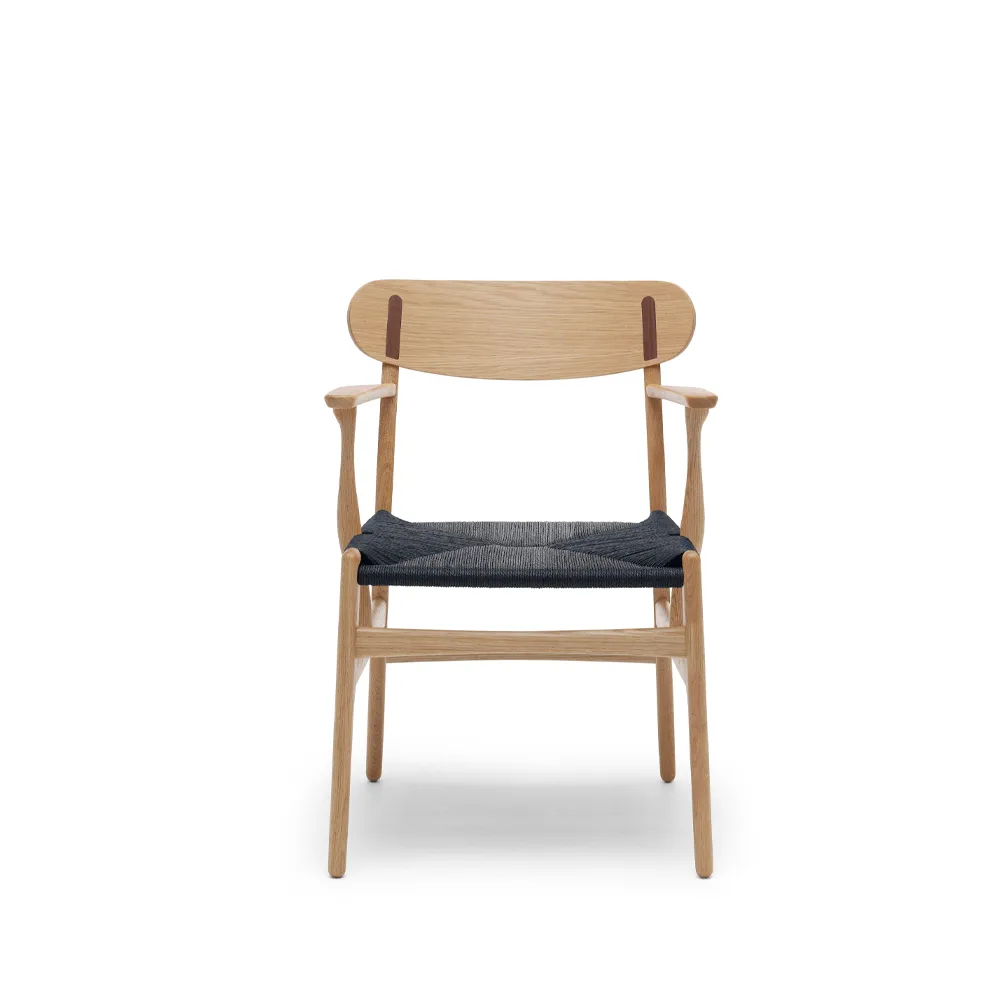 CH26 karmstol, Oljad ek-svart Carl Hansen & Søn