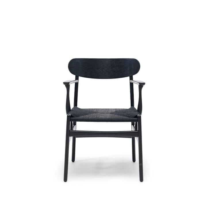 CH26 karmstol - Svartlackad ek-svart - Carl Hansen & Søn