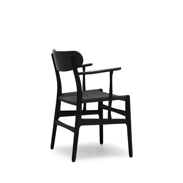 CH26 karmstol, Svartlackad ek-svart Carl Hansen & Søn