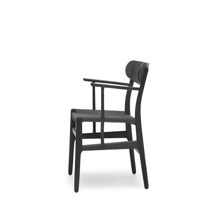 CH26 karmstol, Svartlackad ek-svart Carl Hansen & Søn