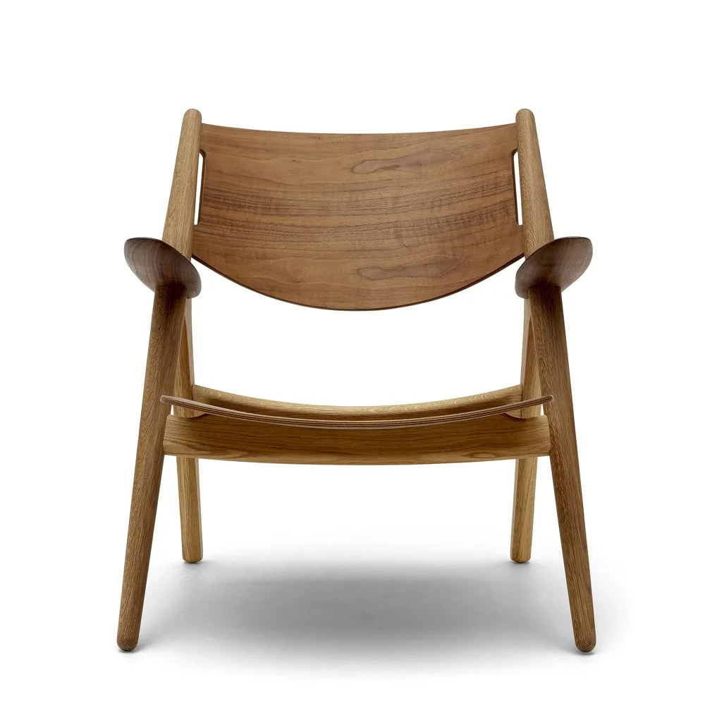 CH28T fåtölj, Valnöt-oljat ekstativ Carl Hansen & Søn