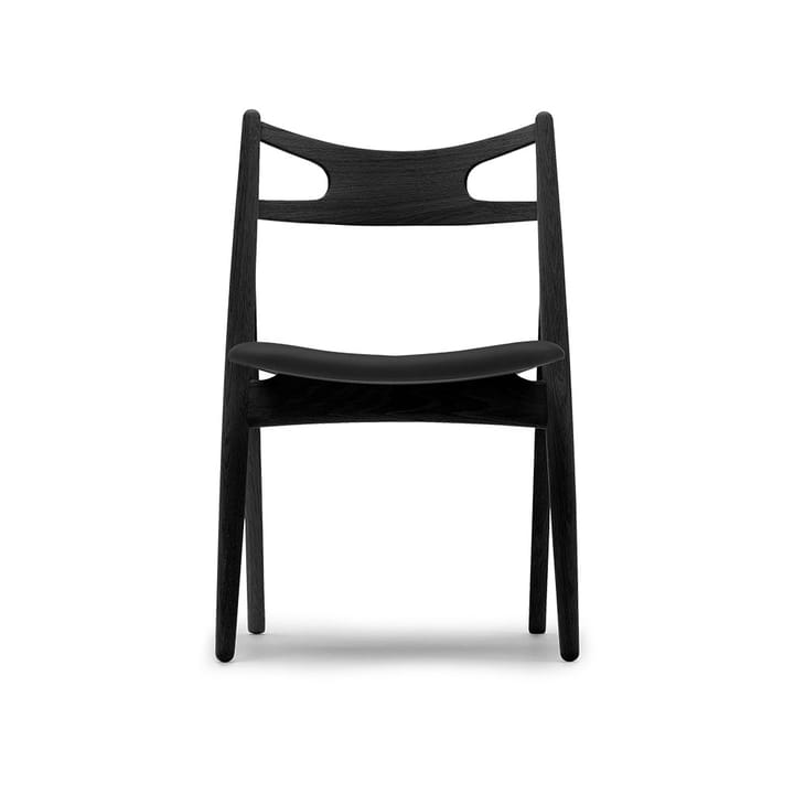 CH29P Sawbuch chair lädersits - Thor 301-svart-svart - Carl Hansen & Søn