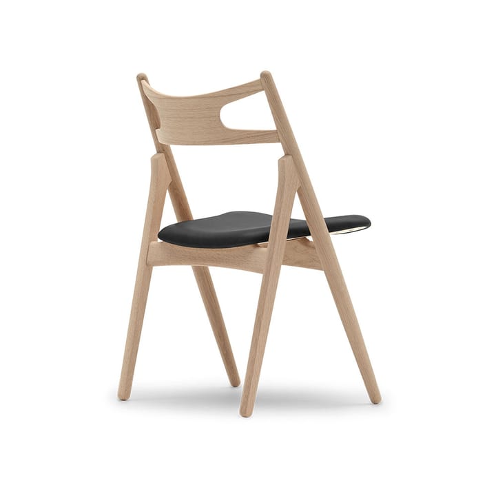 CH29P Sawbuch chair lädersits, Thor 301-vitoljad ek-svart Carl Hansen & Søn