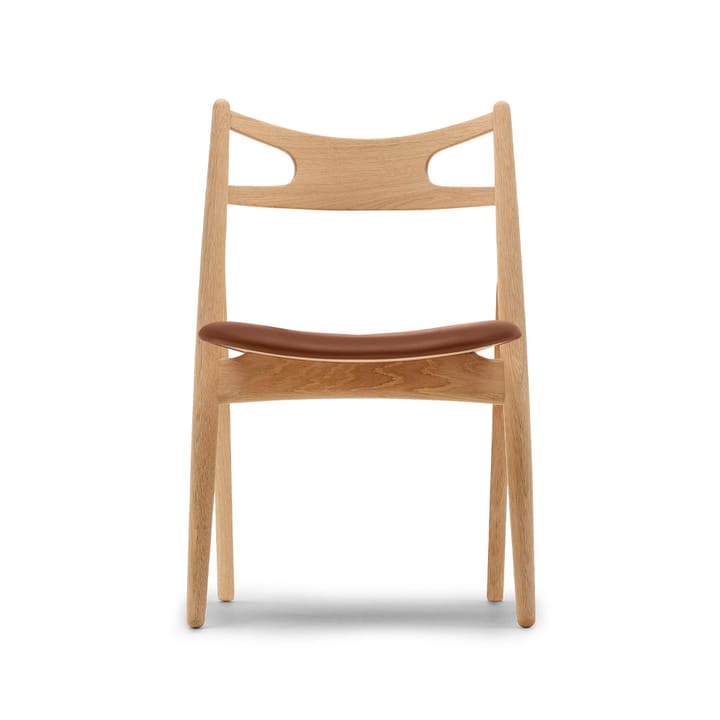 CH29P Sawbuch chair lädersits - Thor 325-oljad ek-naturfärgad - Carl Hansen & Søn