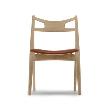CH29P Sawbuch chair lädersits - Thor 325-såpad ek-naturfärgad - Carl Hansen & Søn