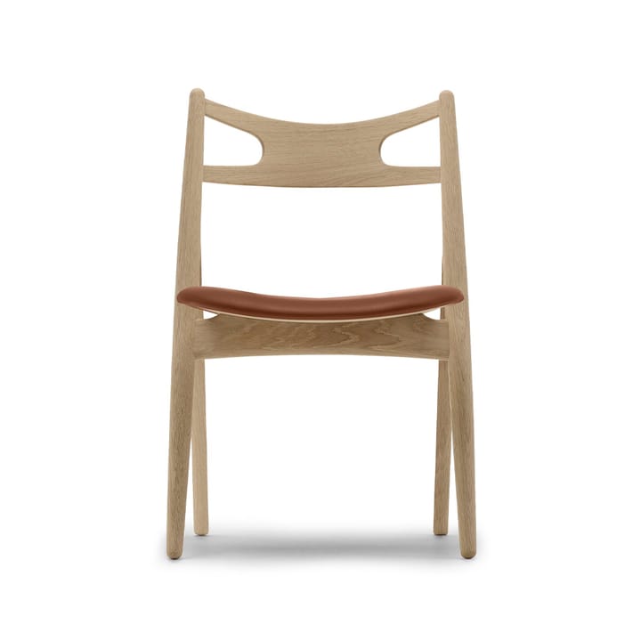 CH29P Sawbuch chair lädersits - Thor 325-såpad ek-naturfärgad - Carl Hansen & Søn