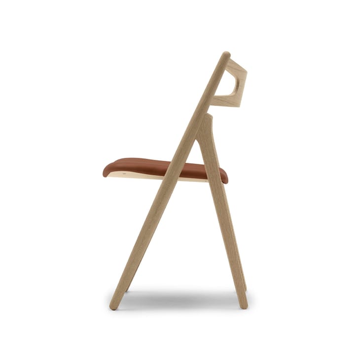 CH29P Sawbuch chair lädersits, Thor 325-såpad ek-naturfärgad Carl Hansen & Søn
