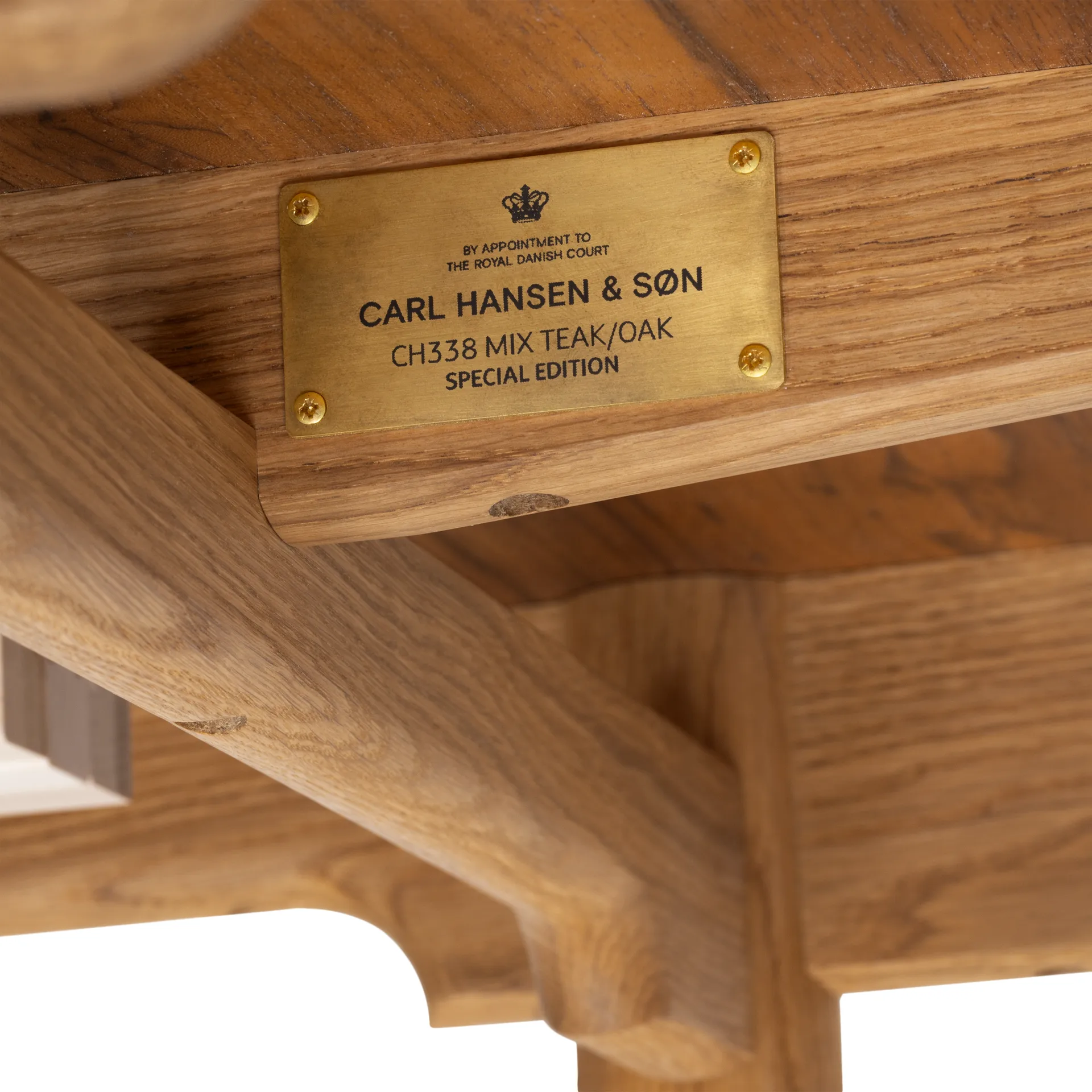 CH338 matbord + 1 ilägg Special Edition, Teak-ek Carl Hansen & Søn
