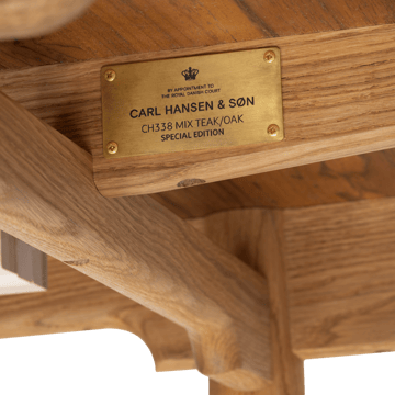 CH338 matbord + 1 ilägg Special Edition - Teak-ek - Carl Hansen & Søn