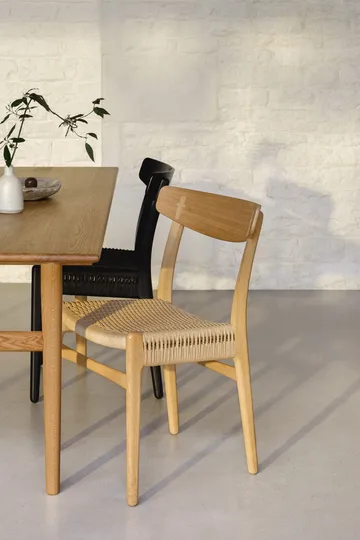 CH338 matbord + CH23 stol 4-pack - Oljad ek-natur - Carl Hansen & Søn