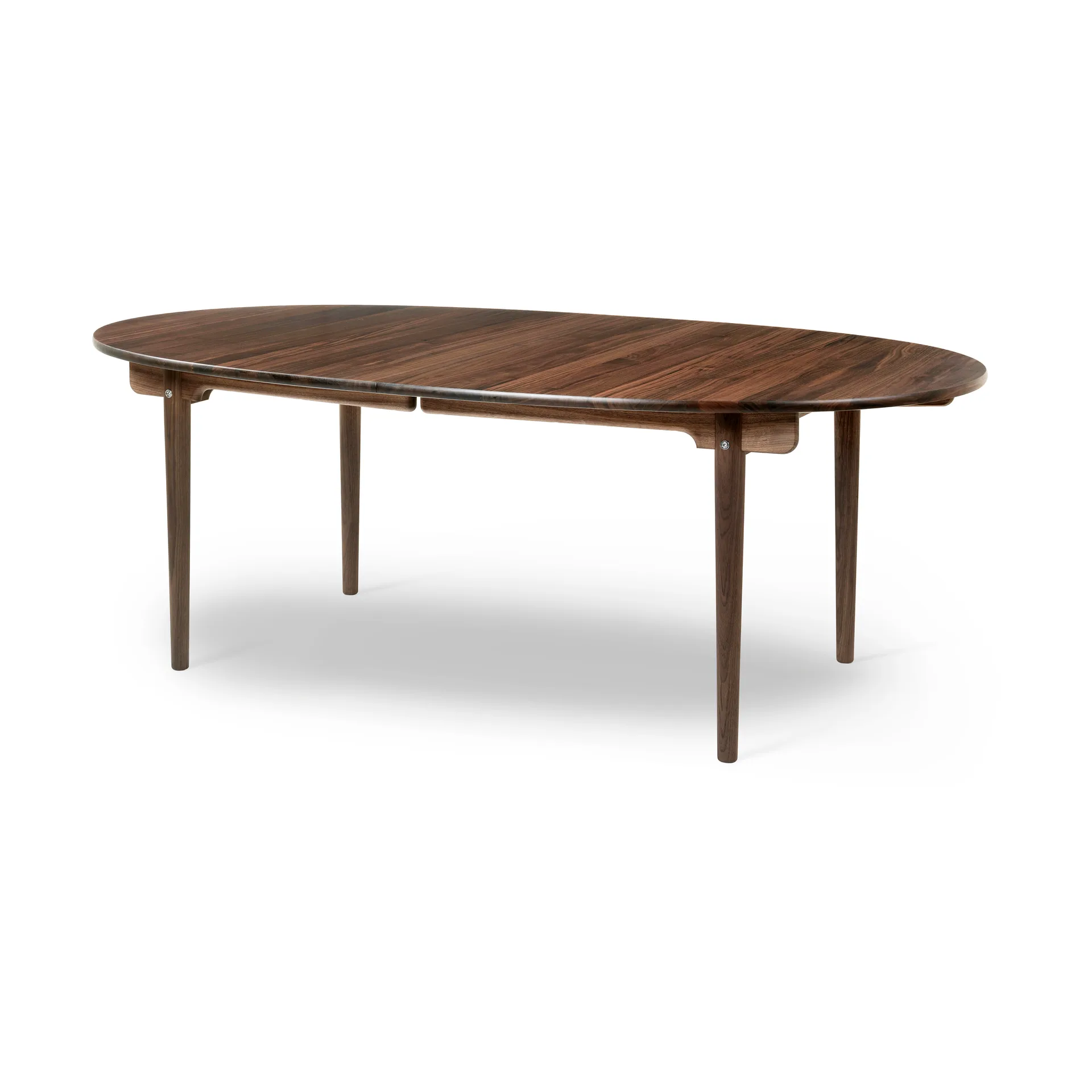 CH338 matbord med plats för 2 ilägg, Oljad valnöt Carl Hansen & Søn