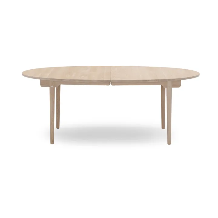 CH338 matbord med plats för 2 ilägg - Vitoljad ek, 200x115 cm - Carl Hansen & Søn