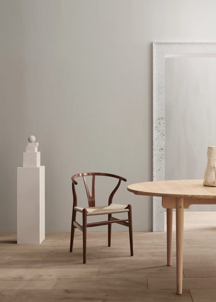 CH338 matbord utdragbart med plats för 4 ilägg, ek vitolja-plats för 4 ilägg Carl Hansen & Søn