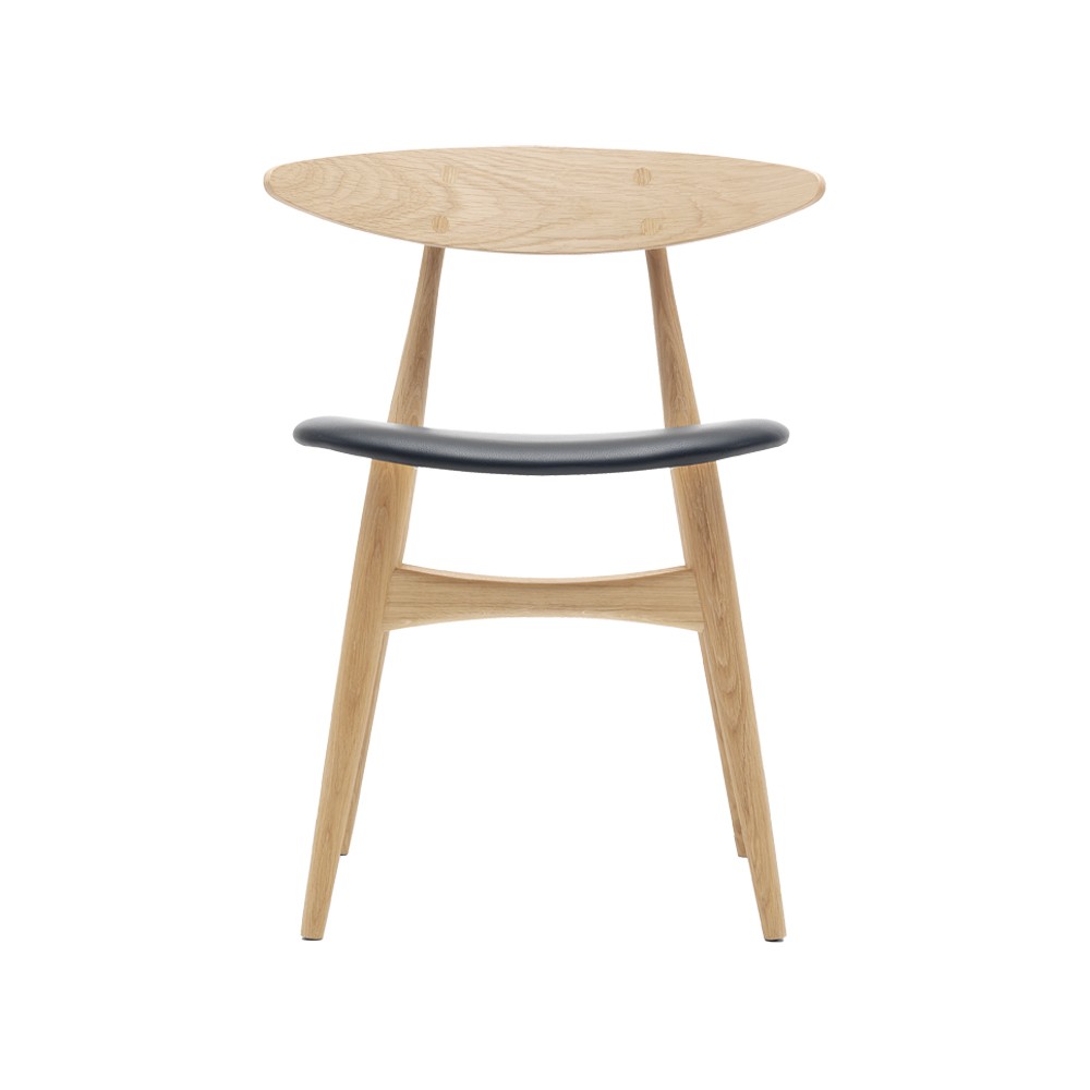 Carl Hansen & Son CH33P stol Thor 301-klarlackad ek