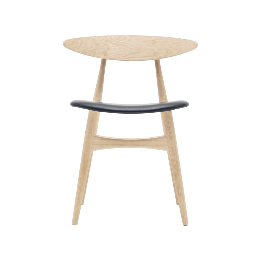 Carl Hansen & Son CH33P stol Thor 301-vitoljad ek | Skandinavisk Design | Stolar | Svart