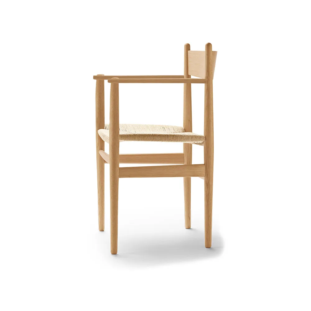 CH37 karmstol, Oljad ek-naturflätad Carl Hansen & Søn