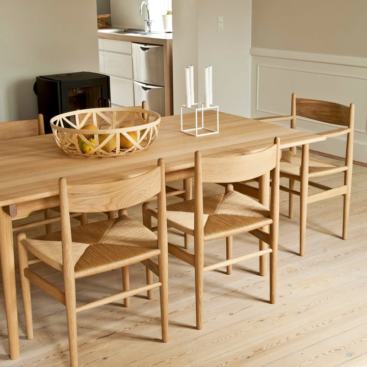 CH37 karmstol, Såpad ek-naturflätad Carl Hansen & Søn