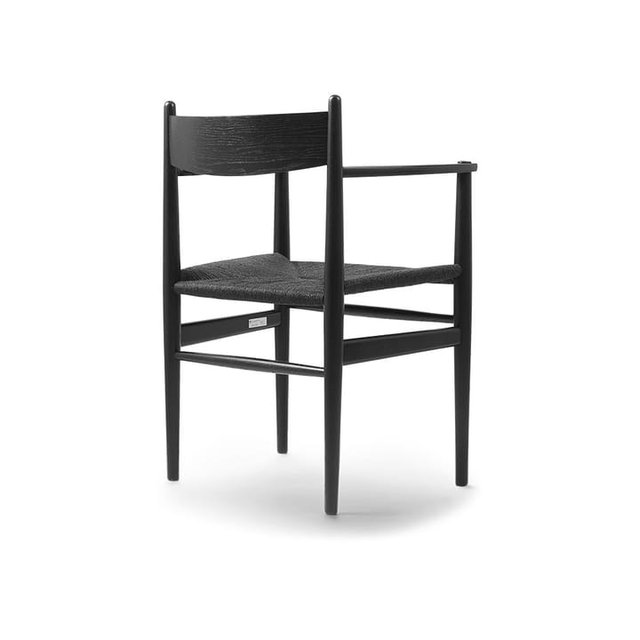 CH37 karmstol, Svartlackad ek-svart Carl Hansen & Søn