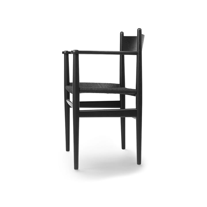 CH37 karmstol, Svartlackad ek-svart Carl Hansen & Søn