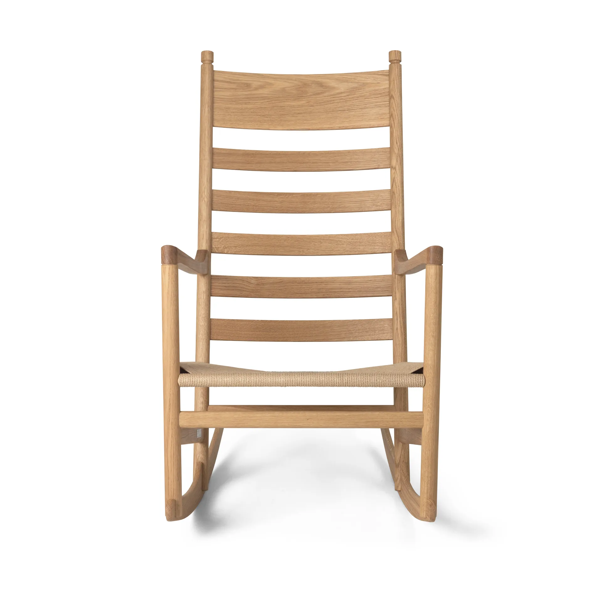 CH45 gungstol, Vitoljad ek-naturflätad Carl Hansen & Søn