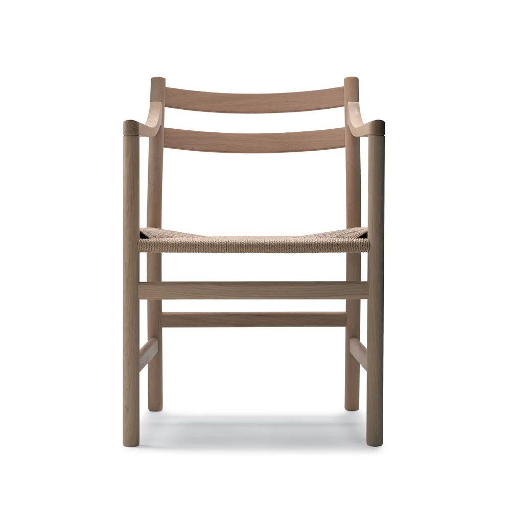 CH46 stol, Såpad ek-naturflätad Carl Hansen & Søn