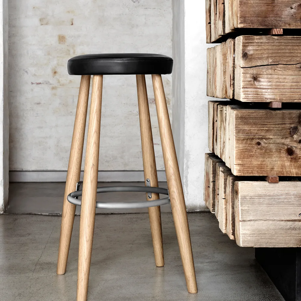 CH468 Oculus Chair fåtölj rostfria stålben, Hallingdal 523 tyg Carl Hansen & Søn