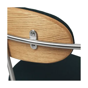 CH621 Swivel Chair - Tyg Vidar 1062 grön-oljad ek - Carl Hansen & Søn