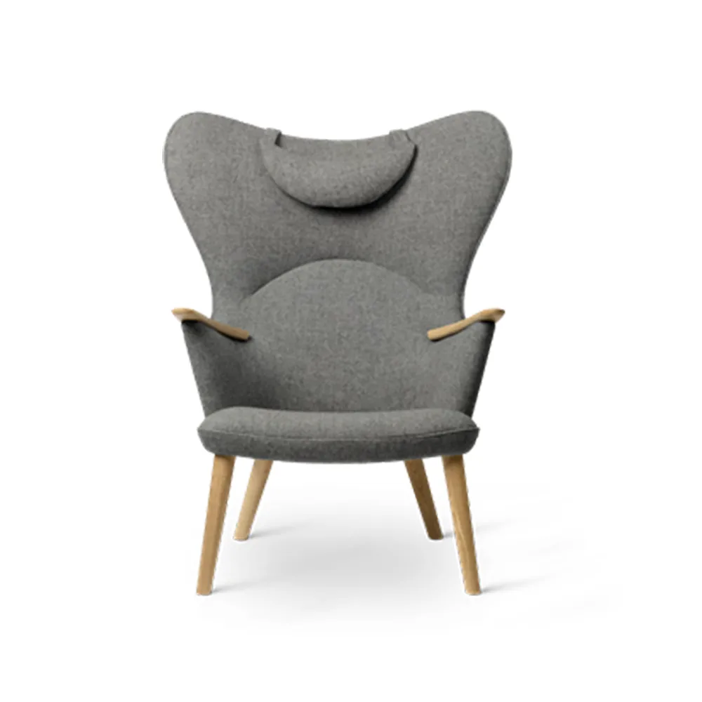 CH78 Mama Bear fåtölj, Fiord 151 tyg-oljad ek Carl Hansen & Søn