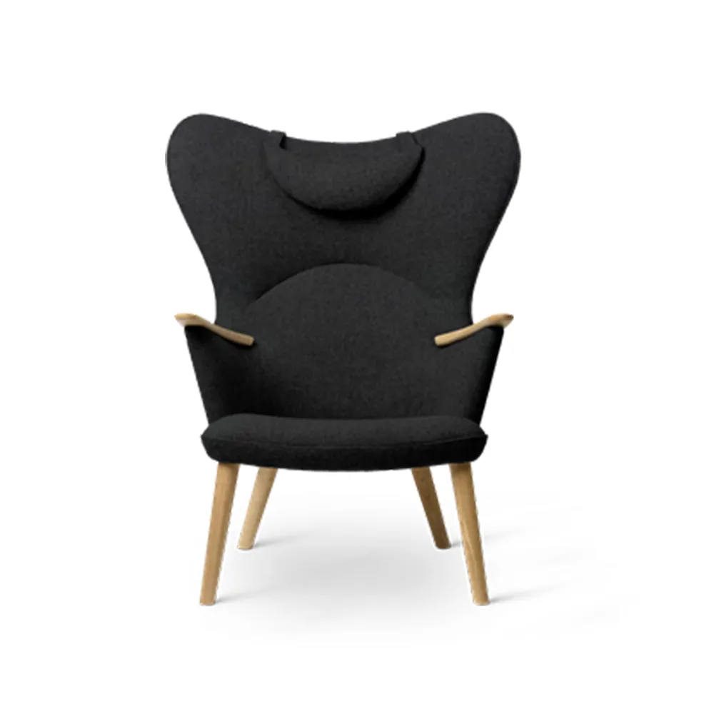 CH78 Mama Bear fåtölj, Fiord 191 tyg-oljad ek Carl Hansen & Søn