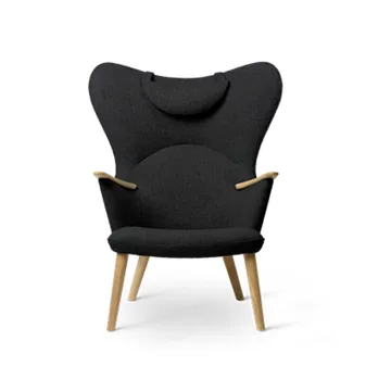 CH78 Mama Bear fåtölj - Fiord 191 tyg-såpad ek - Carl Hansen & Søn