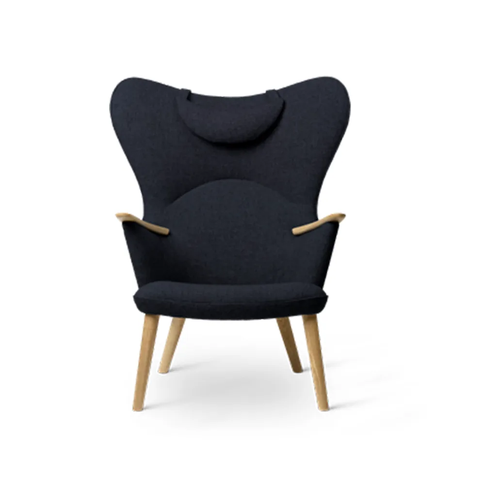 CH78 Mama Bear fåtölj, Fiord 782 tyg-oljad ek Carl Hansen & Søn