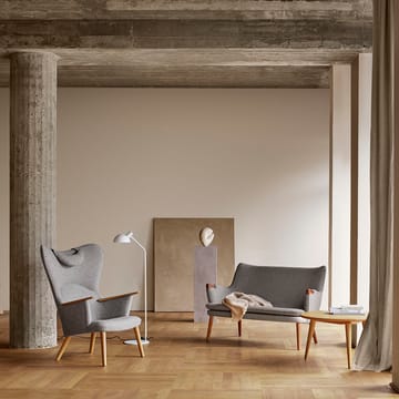CH78 Mama Bear fåtölj - Fiord 782 tyg-såpad ek - Carl Hansen & Søn