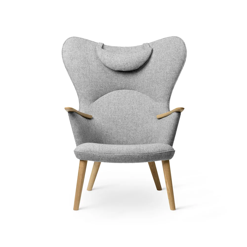 CH78 Mama Bear fåtölj, Hallingdal 130 tyg-oljad ek Carl Hansen & Søn