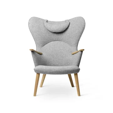 CH78 Mama Bear fåtölj - Hallingdal 130 tyg-oljad ek - Carl Hansen & Søn