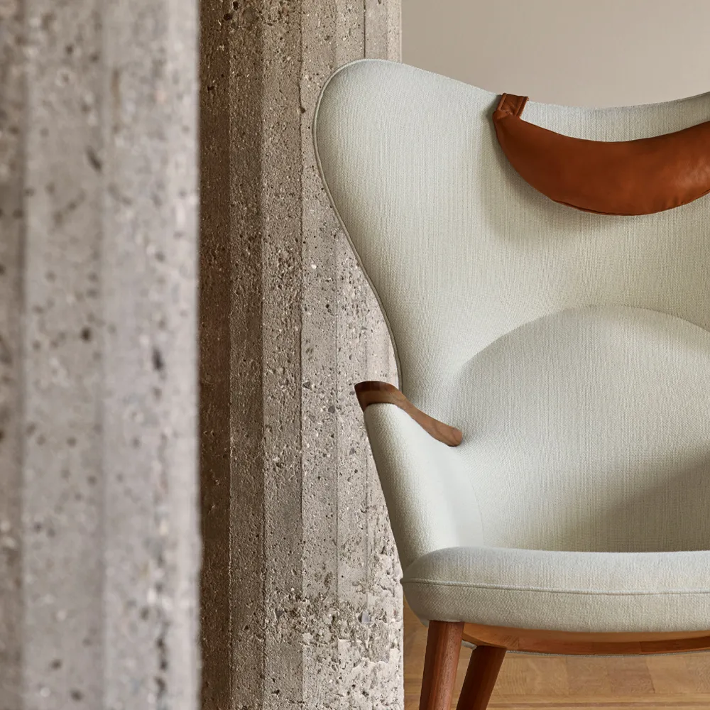 CH78 nackkudde, Fiord 961 tyg Carl Hansen & Søn