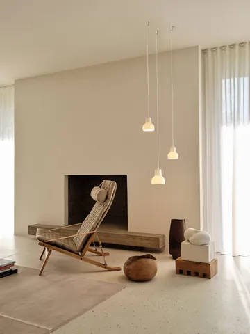 EM82 Porcelight pendel - White metal, Ø110 cm - Carl Hansen & Søn