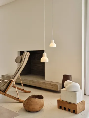 EM82 Porcelight pendel - White metal, Ø110 cm - Carl Hansen & Søn