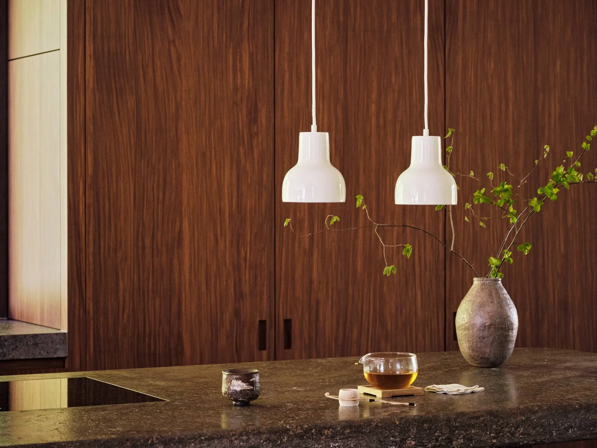 EM82 Porcelight pendel, White metal, Ø110 cm Carl Hansen & Søn