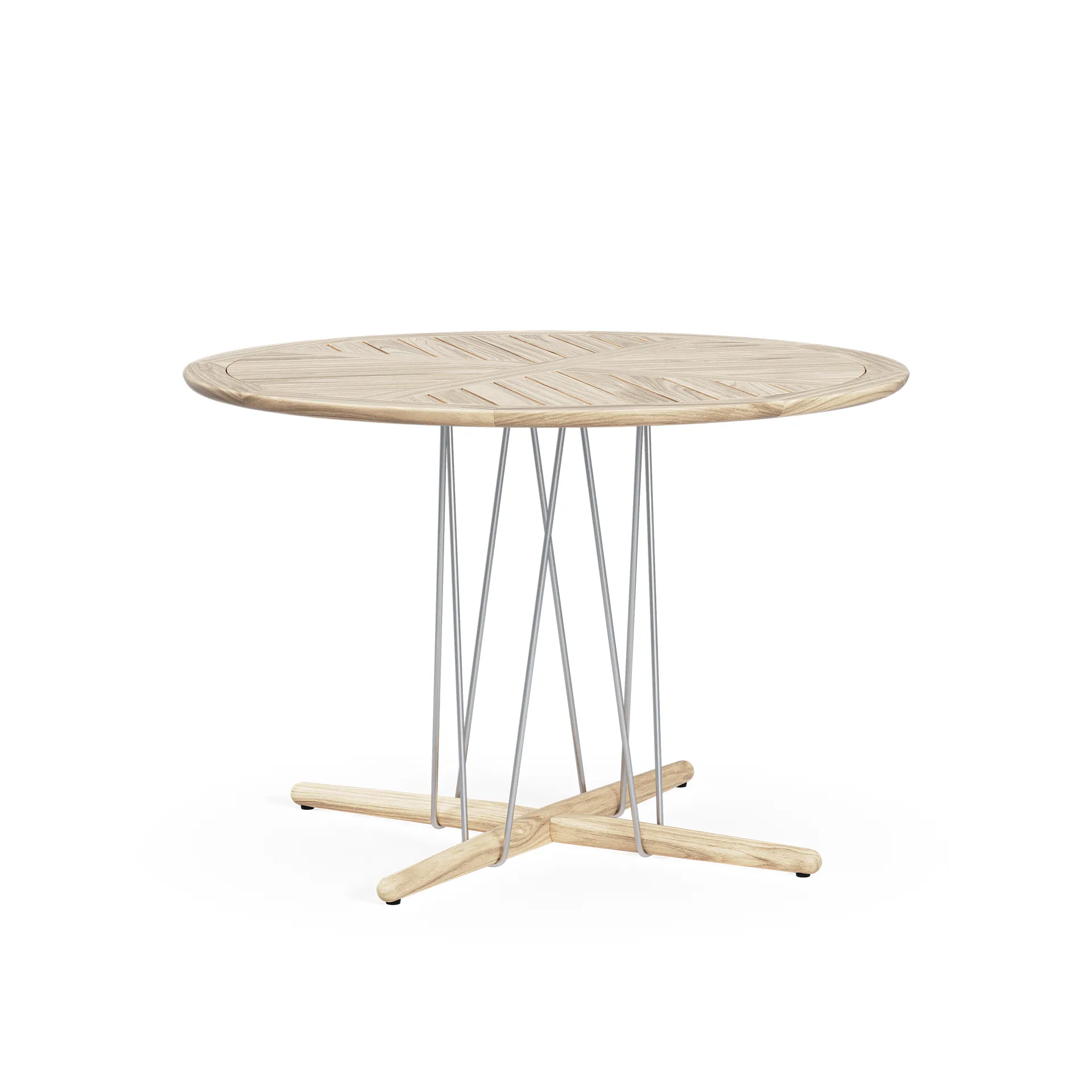 Embrace Outdoor table Ø110 cm, Teak obehandlad Carl Hansen & Søn