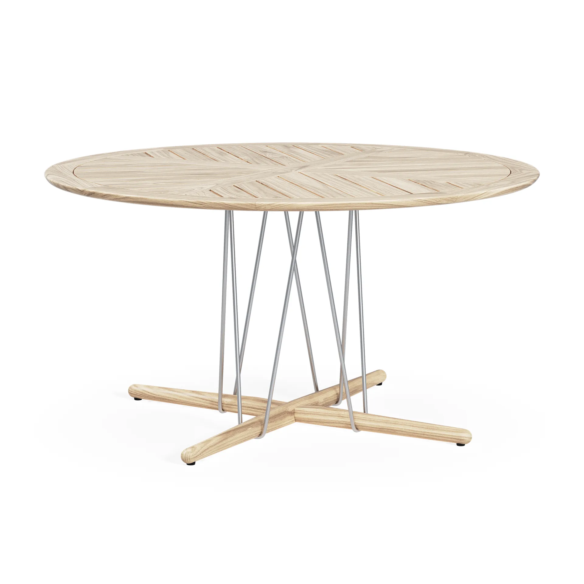 Embrace Outdoor table Ø140 cm, Teak obehandlad Carl Hansen & Søn