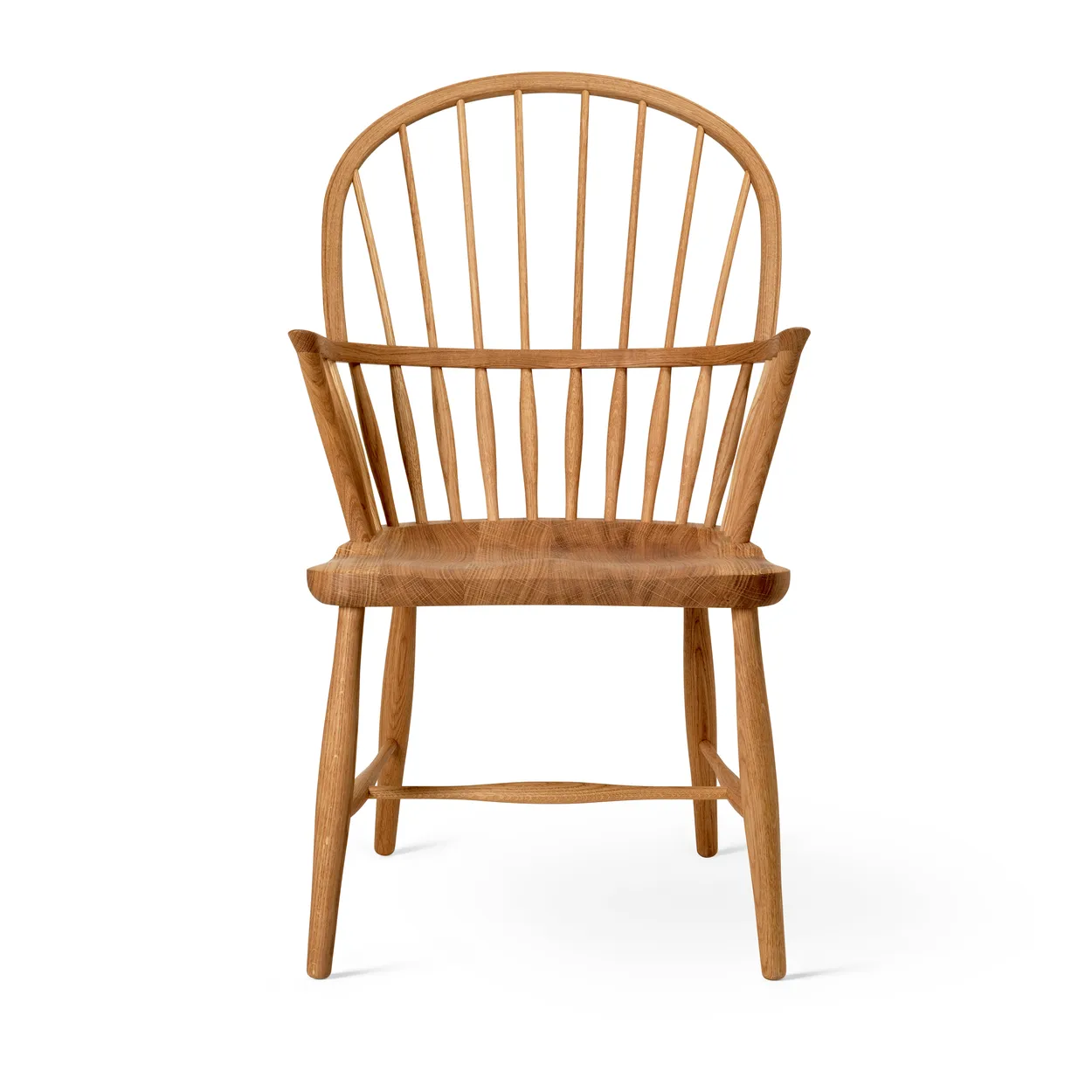 Carl Hansen & Son FH38 Windsor stol Oljad ek | Skandinavisk Design | Stolar | Brun