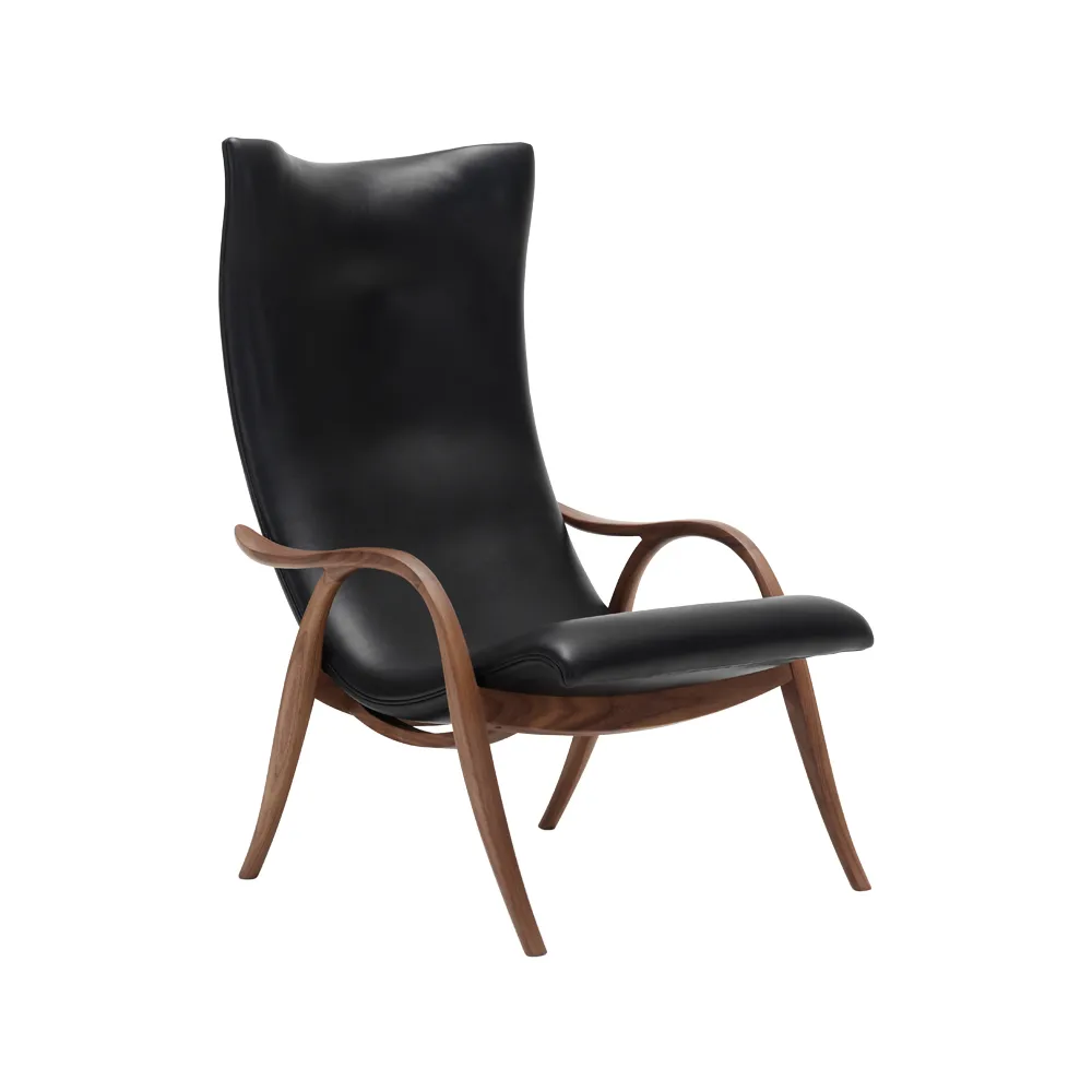 FH429 Signature fåtölj, Oljad valnöt-läder sif 98 Carl Hansen & Søn