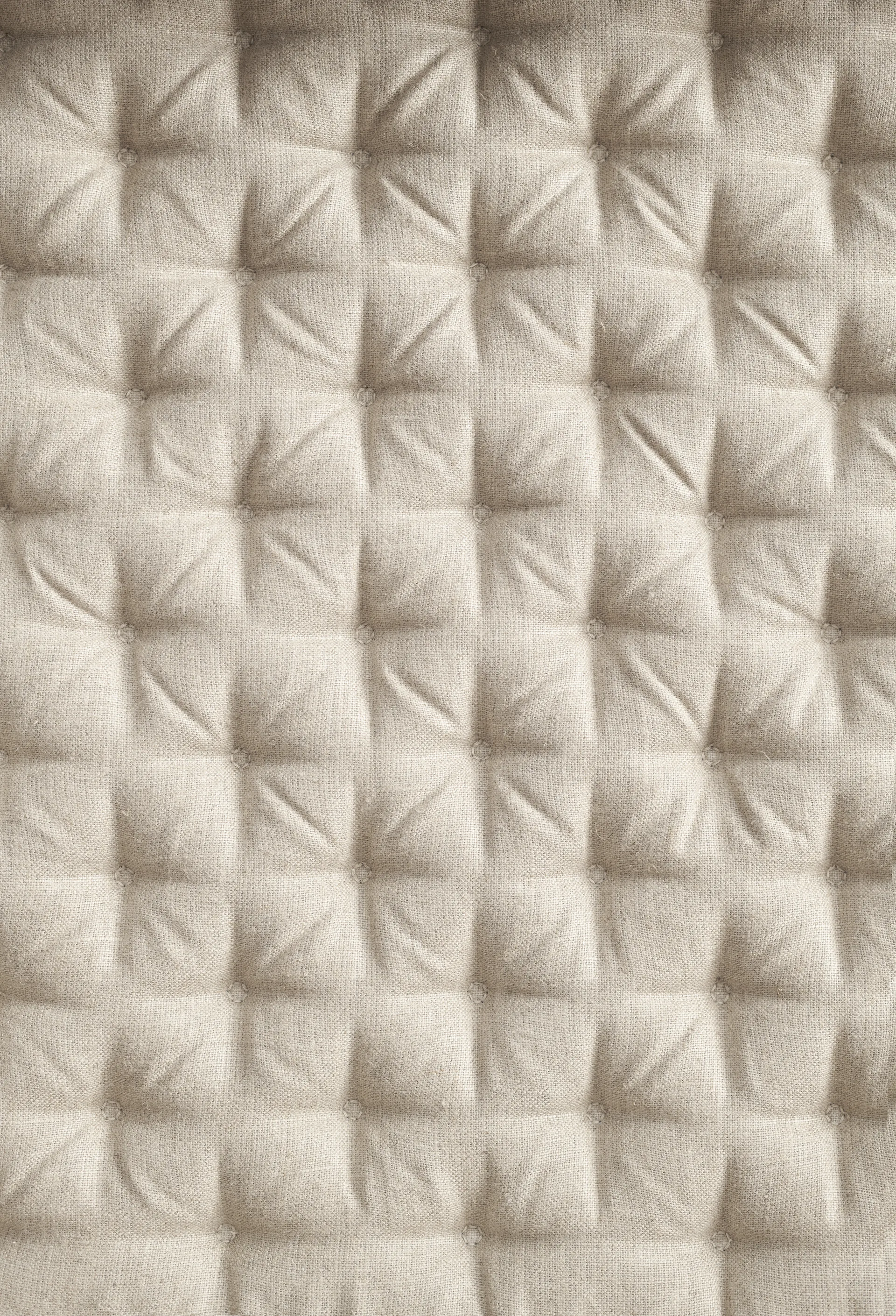 FK11 Plico fåtölj, Tyg canvas natur-vitoljad ek Carl Hansen & Søn