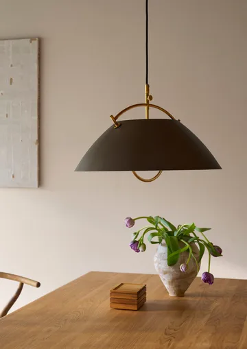 HJW37 The Pendant Birthday Edition - Antik mässing, med hiss, Ø51 cm - Carl Hansen & Søn