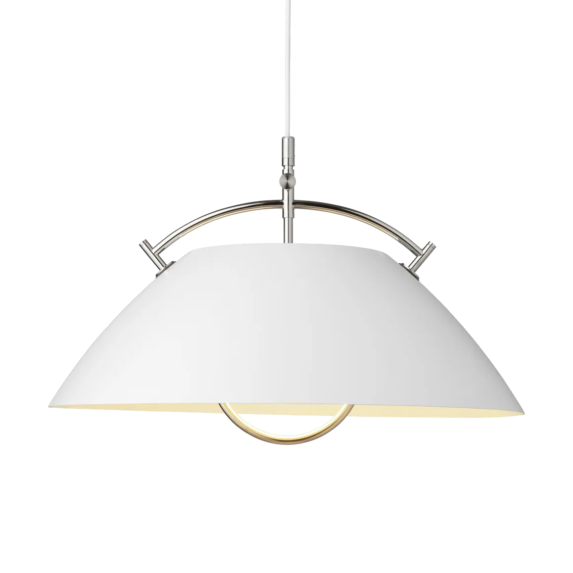 HJW37 The Pendant med hiss, White-nickel Carl Hansen & Søn