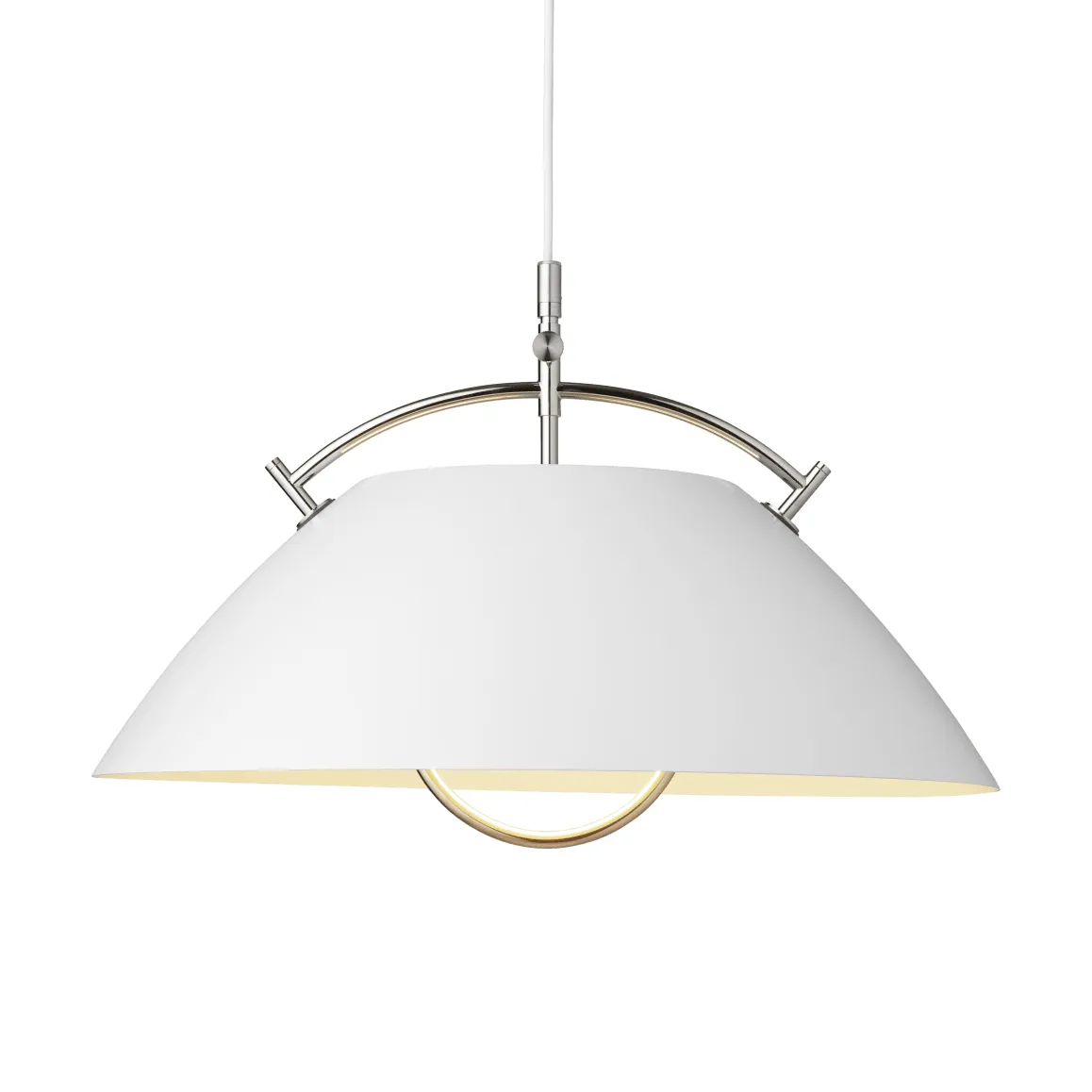HJW37 The Pendant utan hiss, White-nickel Carl Hansen & Søn