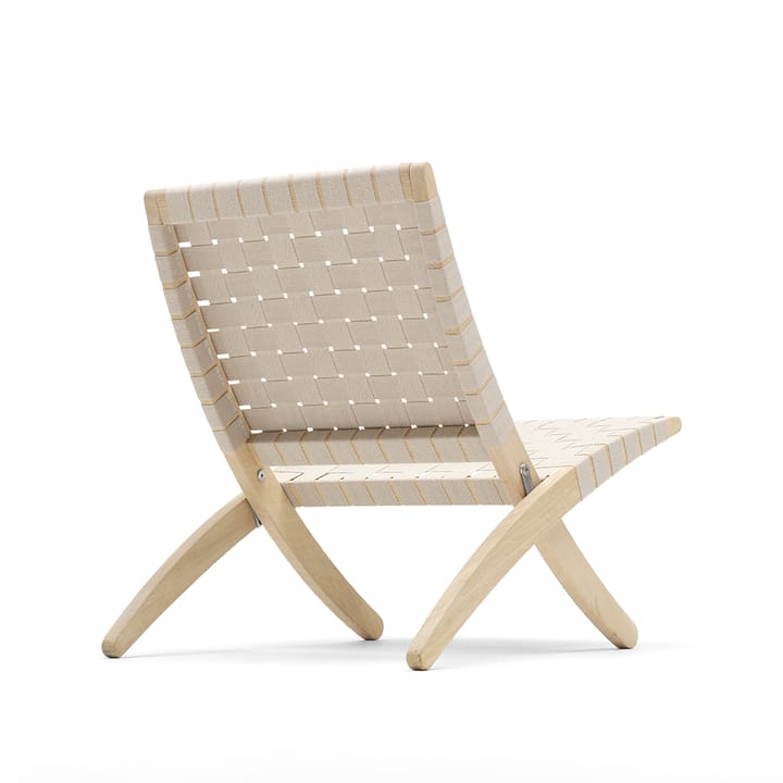 MG501 Cuba fällfåtölj ekstativ, Natur-bomullsgjord-såpad Carl Hansen & Søn