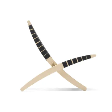 MG501 Cuba fällfåtölj ekstativ - Svart-bomullsgjord-oljad - Carl Hansen & Søn