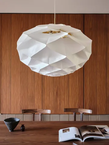 OS111 Begonya pendel - White-brass, Ø90 cm - Carl Hansen & Søn