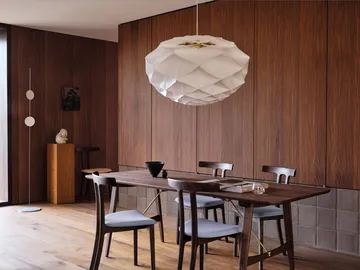 OS111 Begonya pendel - White-brass, Ø90 cm - Carl Hansen & Søn